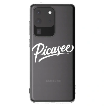 Picasee διαφανής θήκη σιλικόνης Samsung Galaxy S20 Ultra 5G G988F - Picasee - old logo - white
