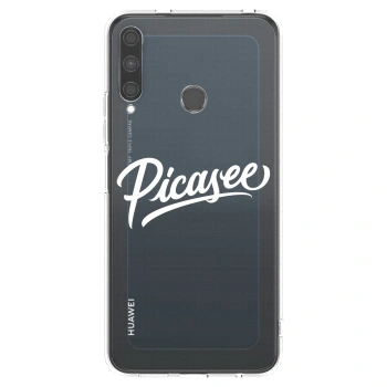 Picasee διαφανής θήκη σιλικόνης Huawei P40 Lite E - Picasee - old logo - white