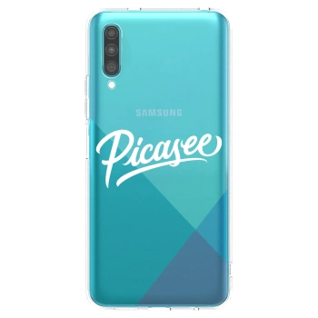 Picasee διαφανής θήκη σιλικόνης Samsung Galaxy A30s A307F - Picasee - old logo - white