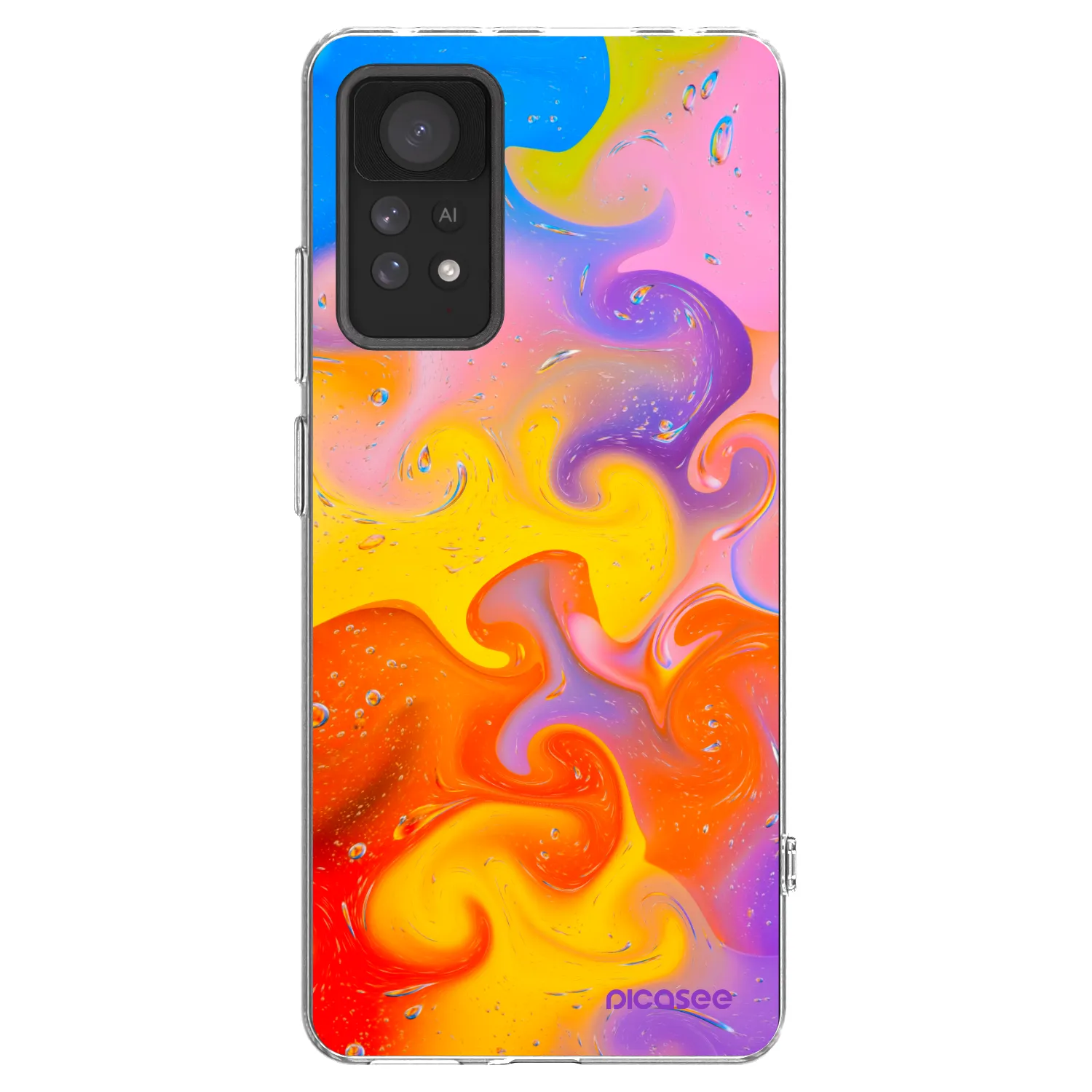 Picasee διαφανής θήκη σιλικόνης Xiaomi Redmi Note 11 Pro - Bubbles