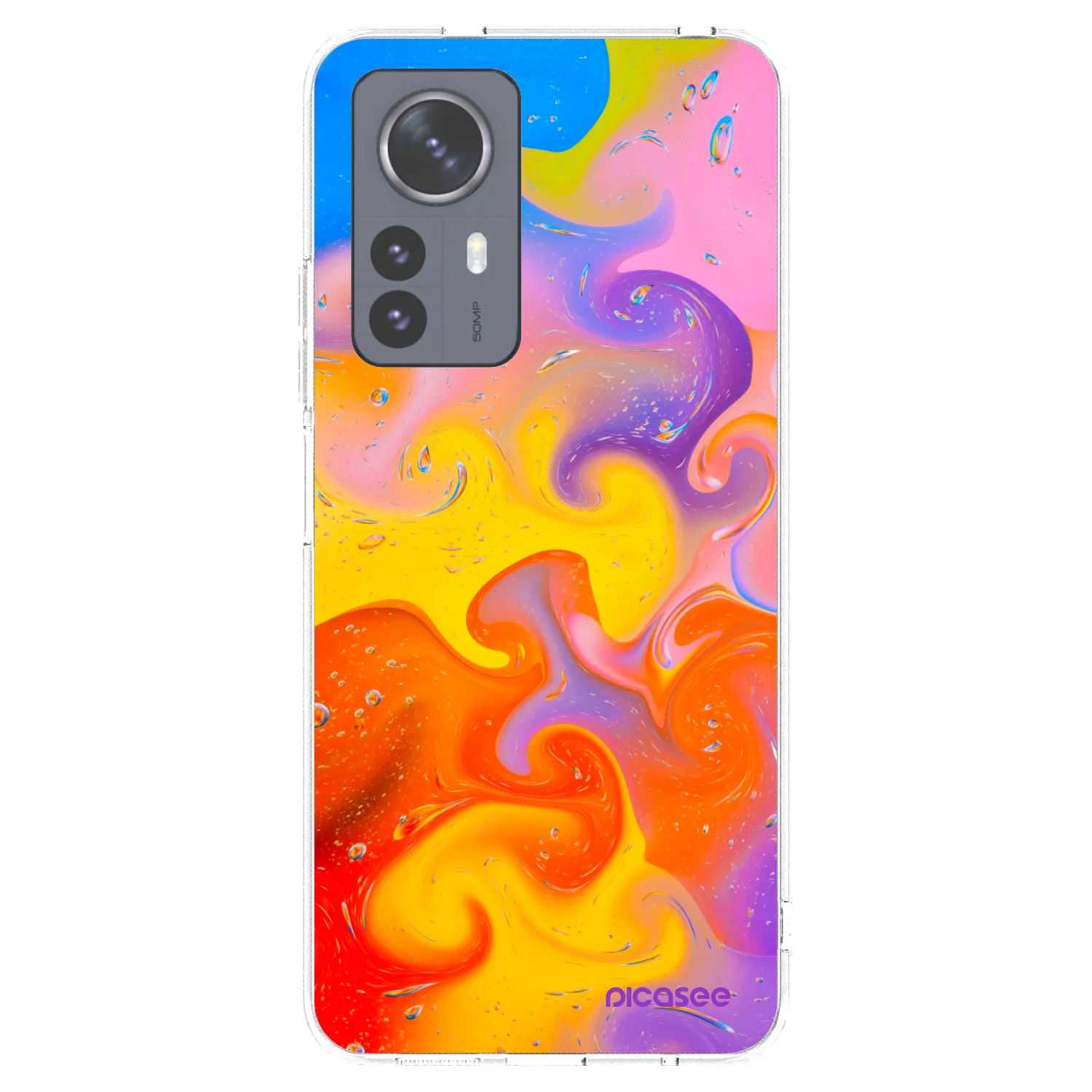 Picasee διαφανής θήκη σιλικόνης Xiaomi 12 Pro - Bubbles