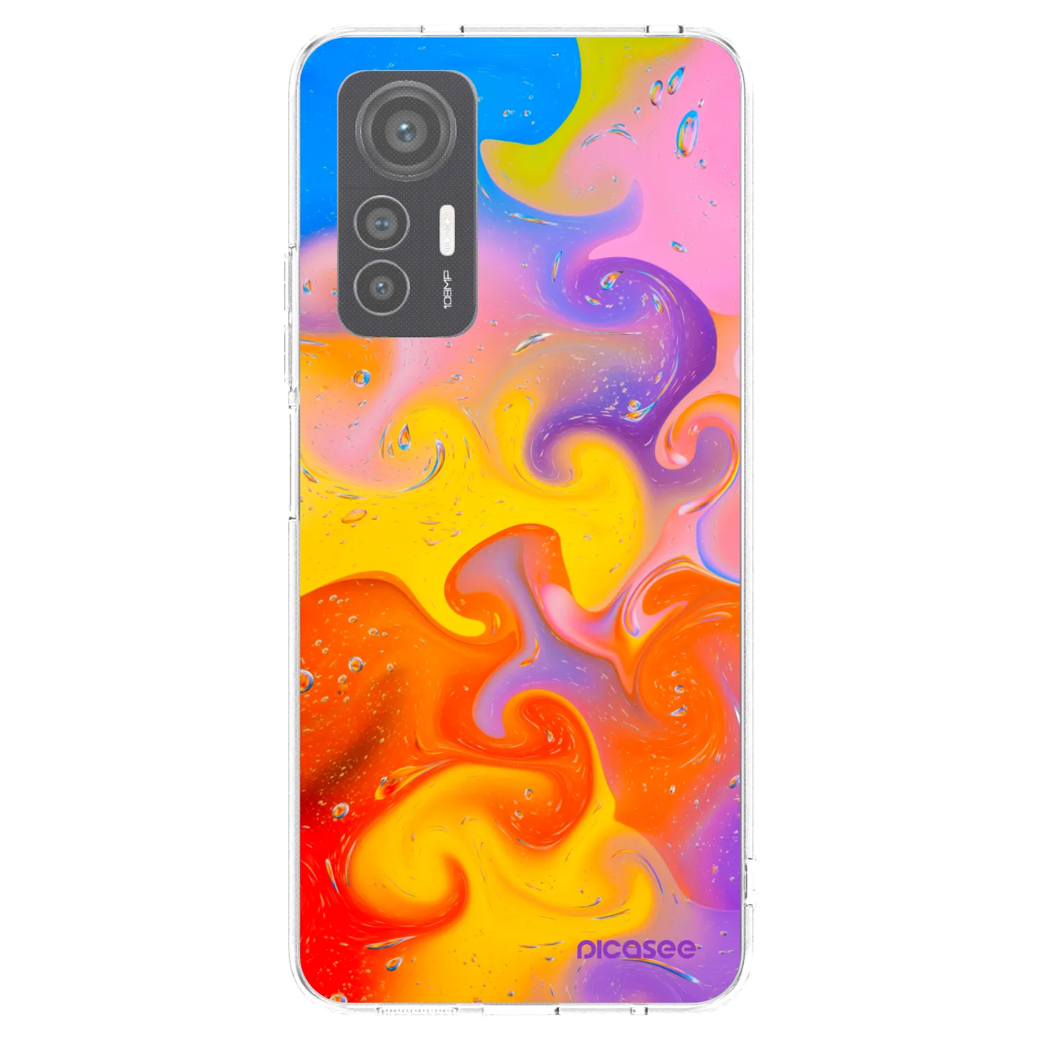 Picasee διαφανής θήκη σιλικόνης Xiaomi 12 Lite - Bubbles