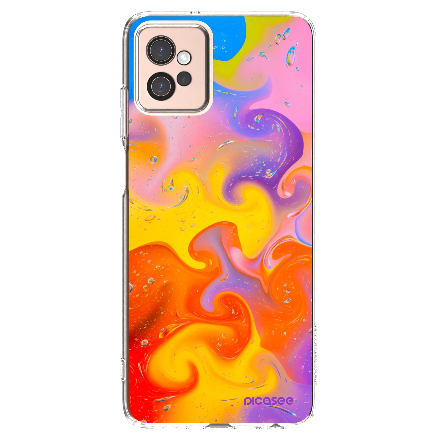 Picasee διαφανής θήκη σιλικόνης Motorola Moto G32 - Bubbles