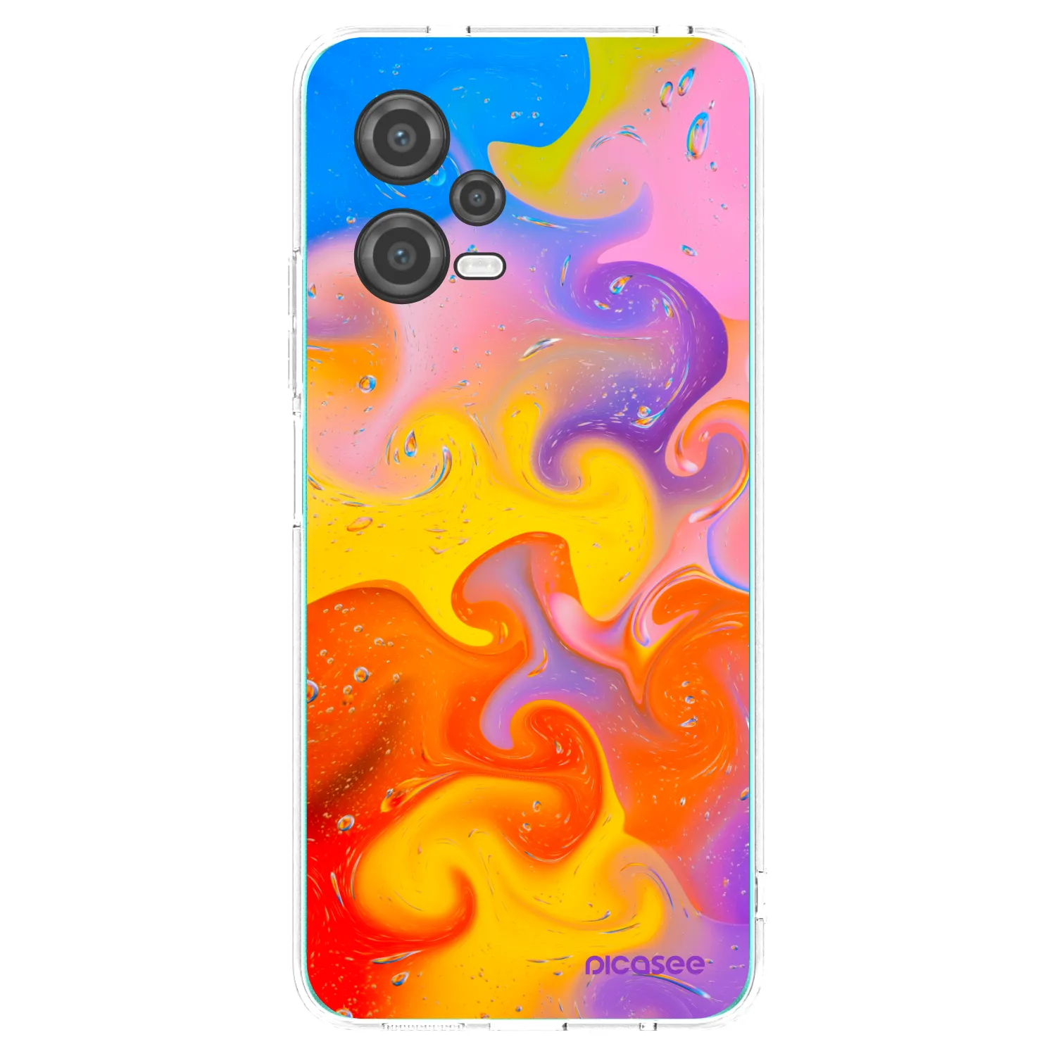 Picasee διαφανής θήκη σιλικόνης Xiaomi Poco X5 - Bubbles