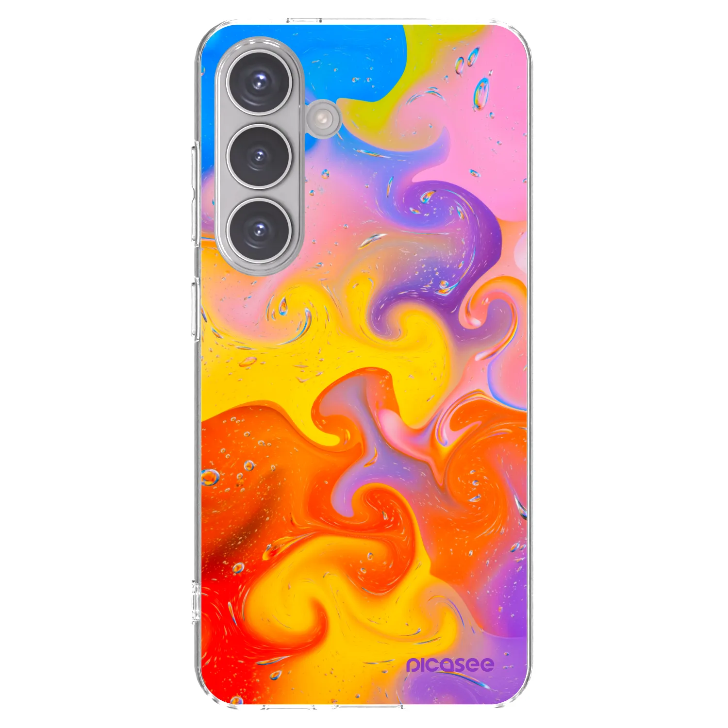 Picasee διαφανής θήκη σιλικόνης Samsung Galaxy S24 S921B 5G - Bubbles