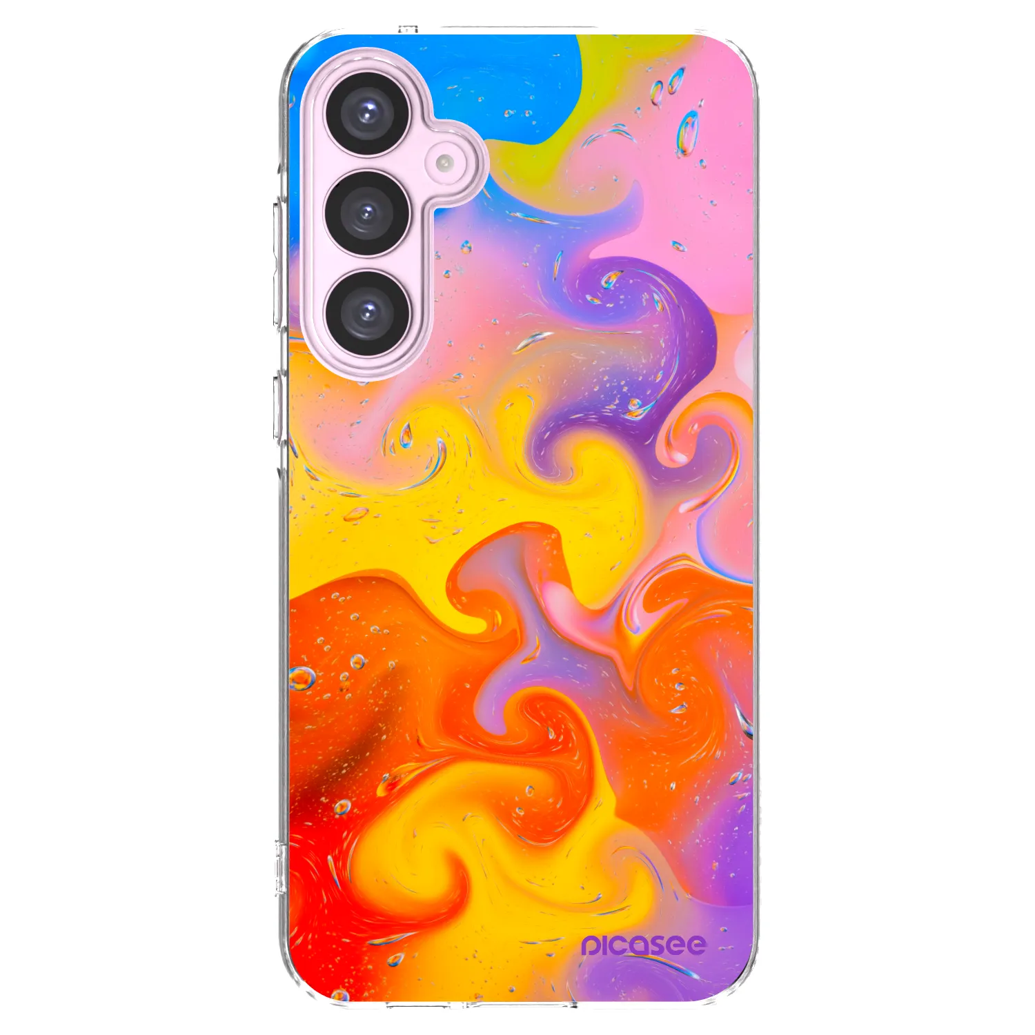 Picasee διαφανής θήκη σιλικόνης Samsung Galaxy A55 5G A556B - Bubbles