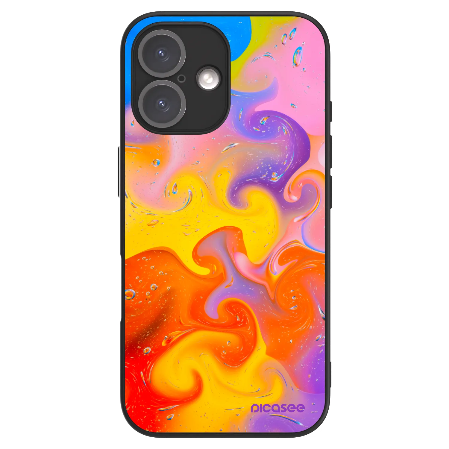 Picasee ULTIMATE CASE MagSafe pro Apple iPhone 16 - Bubbles