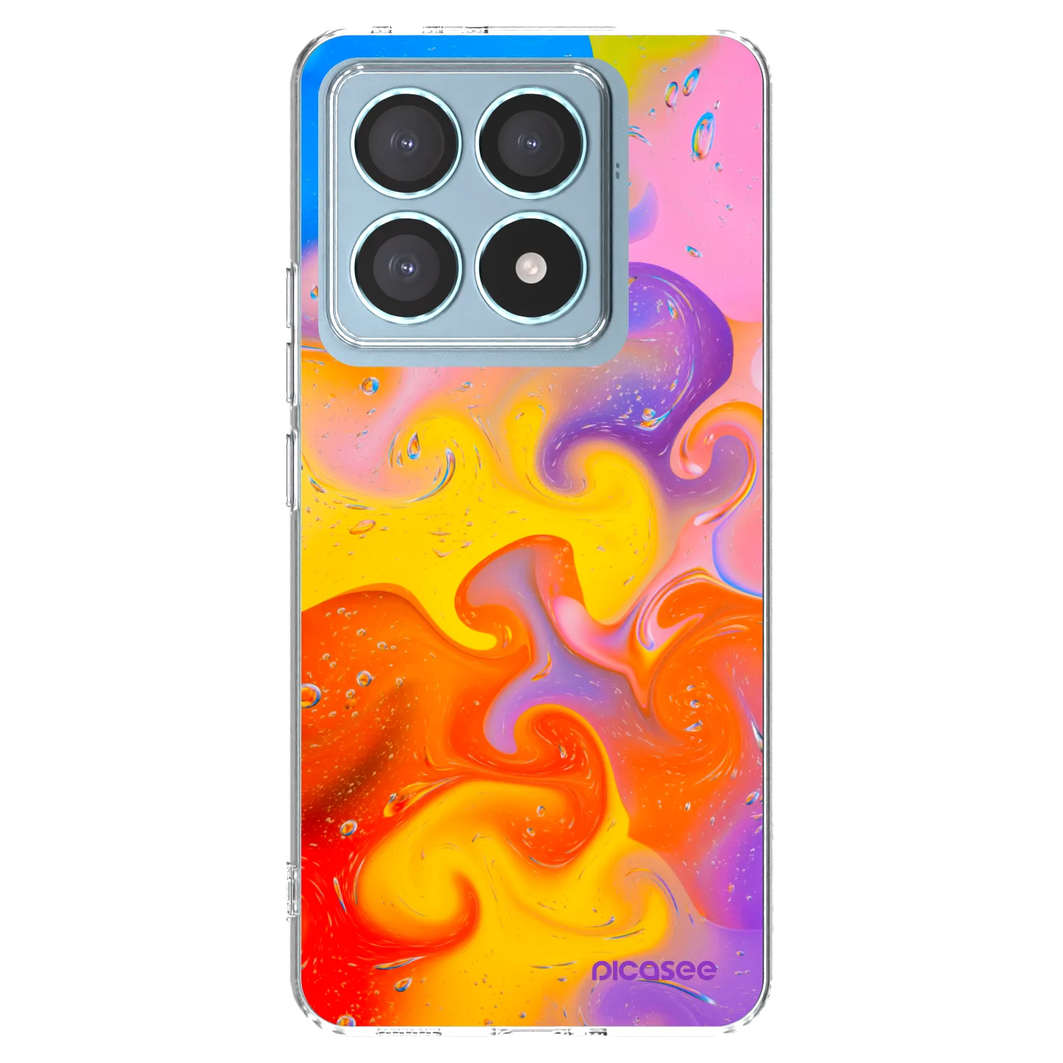 Picasee διαφανής θήκη σιλικόνης Xiaomi 14T Pro - Bubbles
