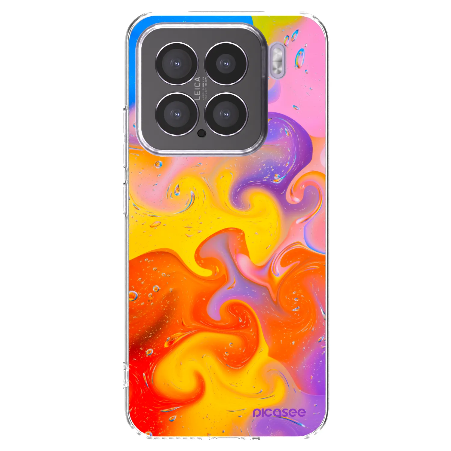 Picasee διαφανής θήκη σιλικόνης Xiaomi 15 - Bubbles