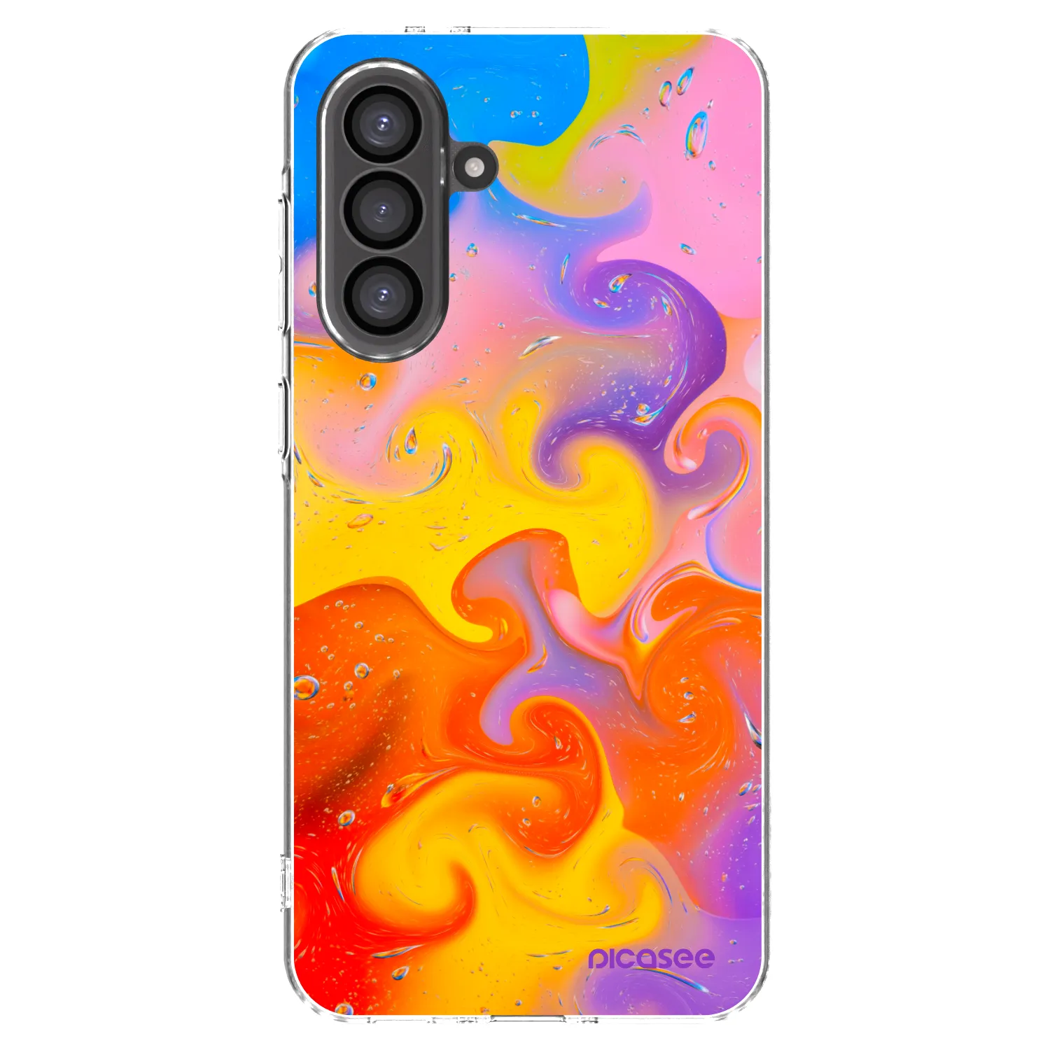 Picasee διαφανής θήκη σιλικόνης Samsung Galaxy A56 5G A566B - Bubbles