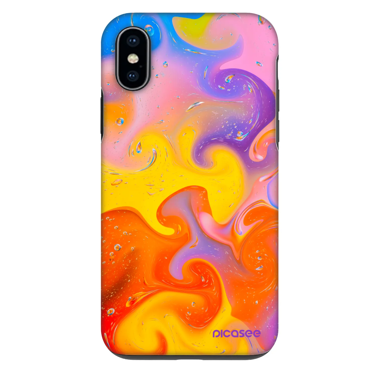 Picasee Fashion Case για Apple iPhone X/XS - Bubbles