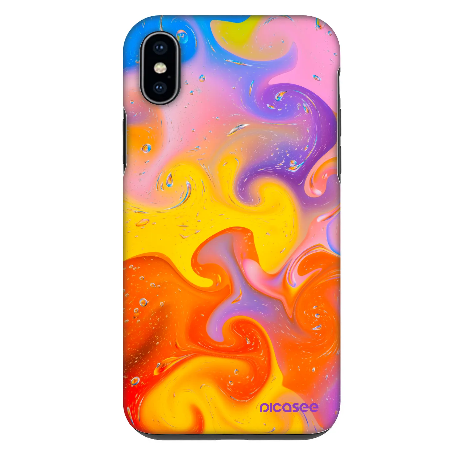 Picasee Fashion Case για Apple iPhone XS Max - Bubbles