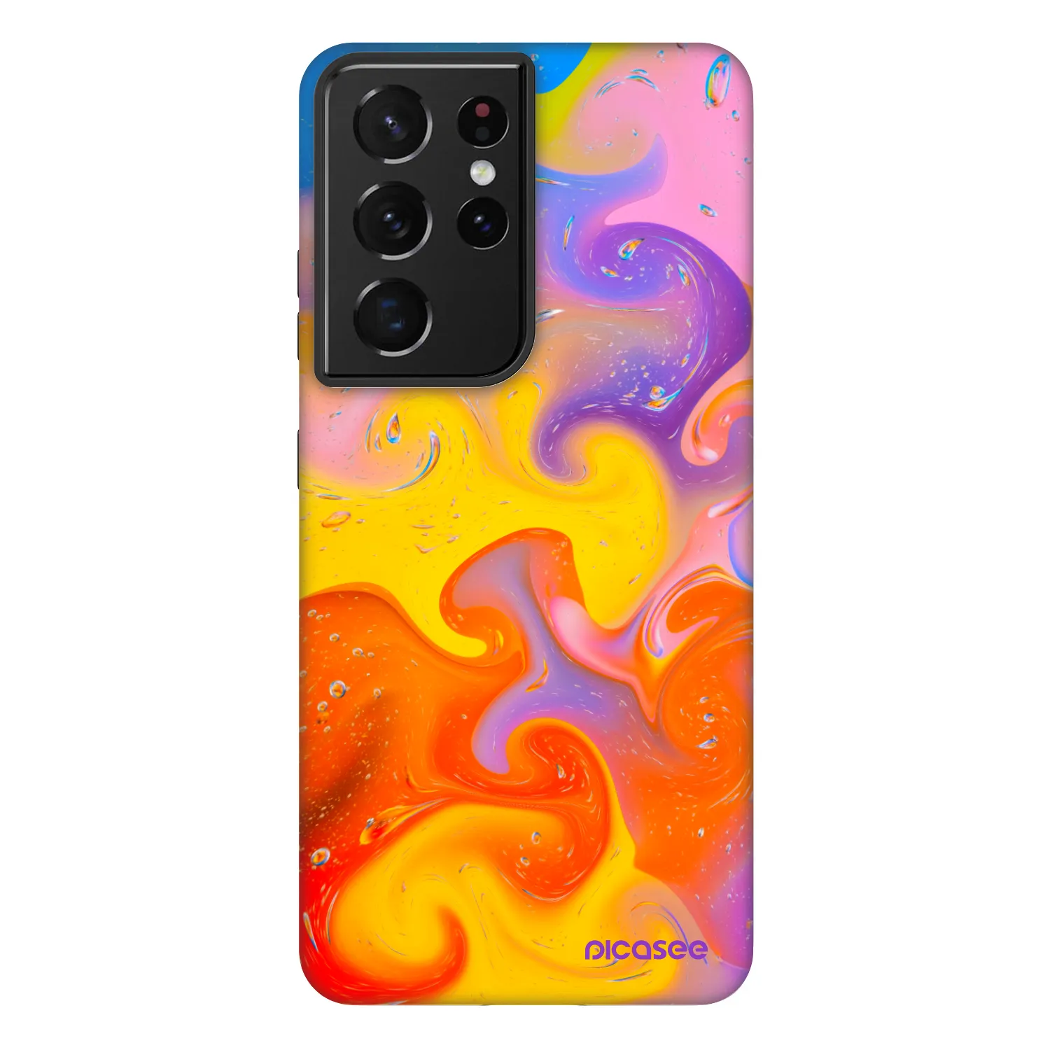 Picasee Fashion Case για Samsung Galaxy S21 Ultra 5G G998B - Bubbles