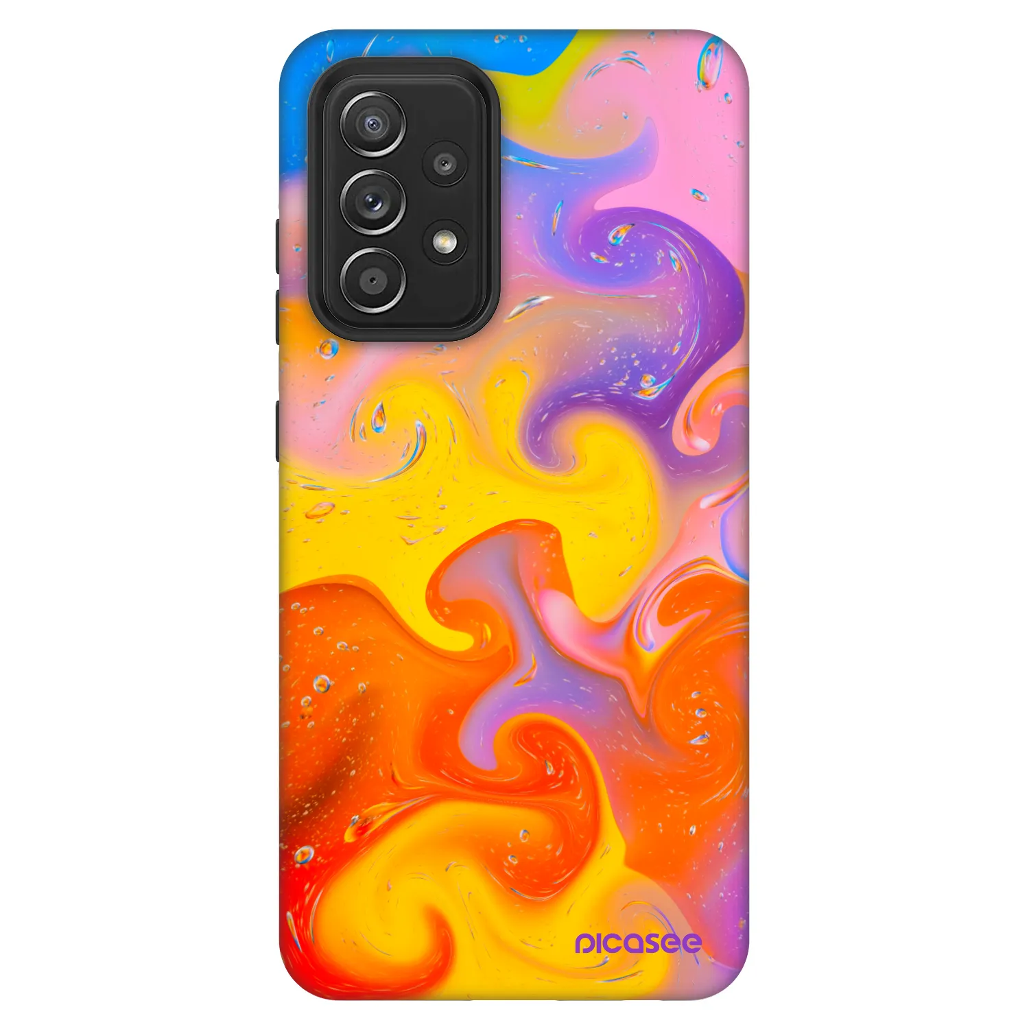 Picasee Fashion Case για Samsung Galaxy A52s 5G A528B - Bubbles
