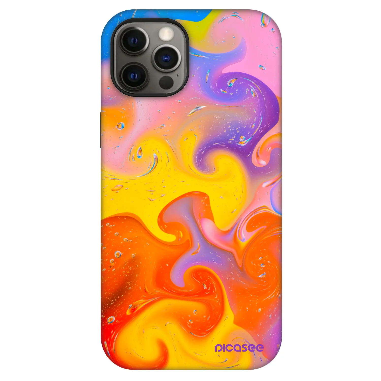 Picasee Fashion Case MagSafe για Apple iPhone 12 Pro - Bubbles
