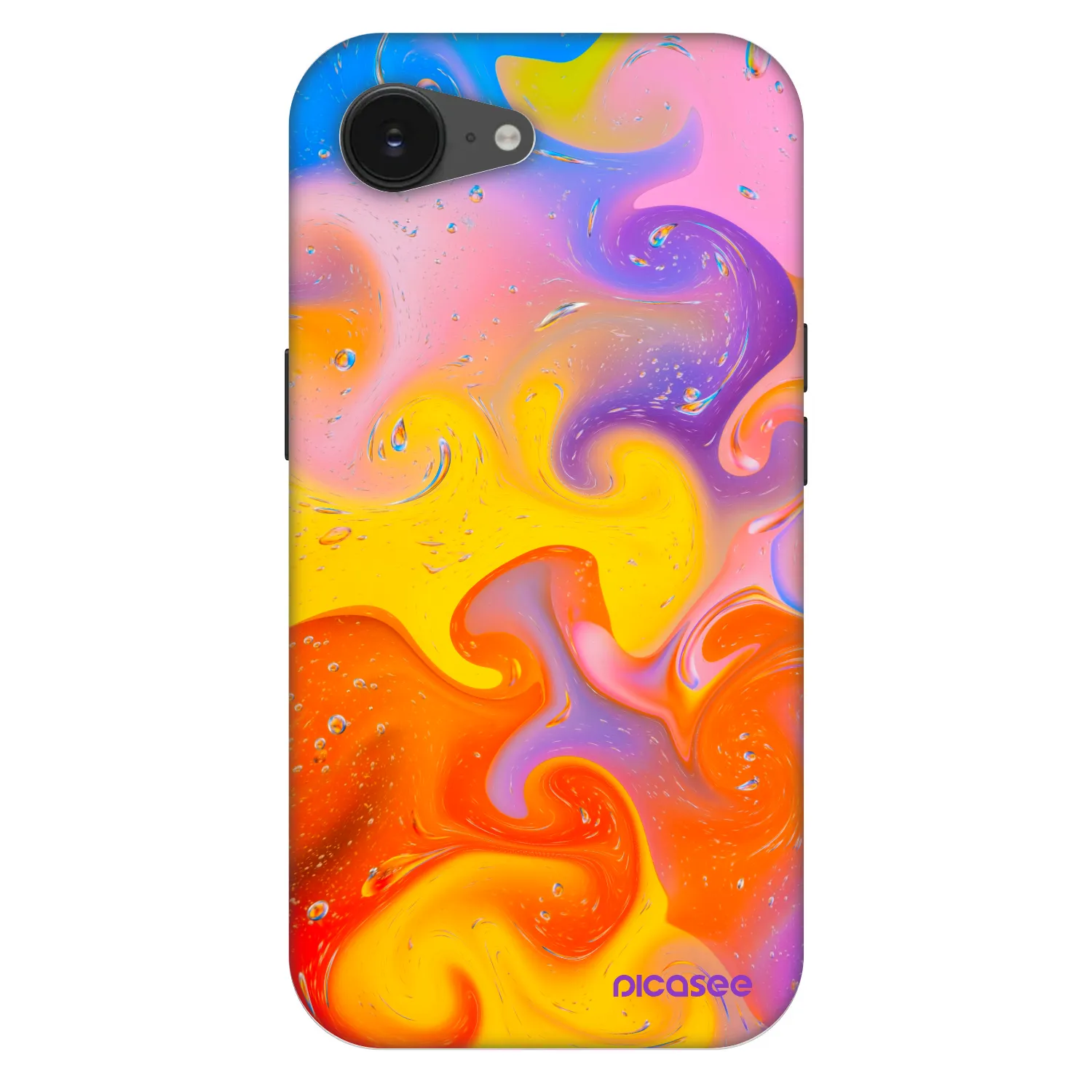 Picasee Fashion Case MagSafe για Apple iPhone 16e - Bubbles