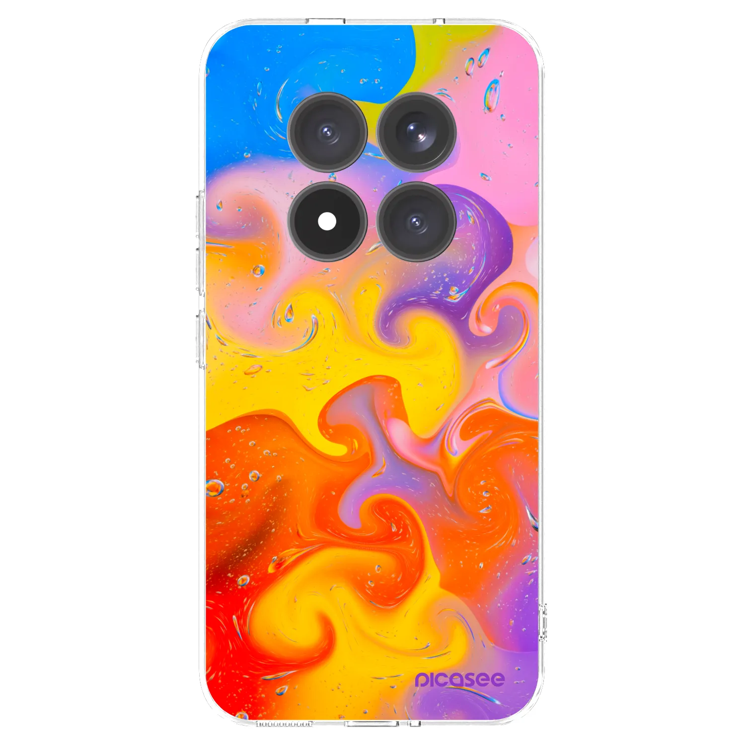 Picasee διαφανής θήκη σιλικόνης Xiaomi Redmi Note 15 Pro+ - Bubbles