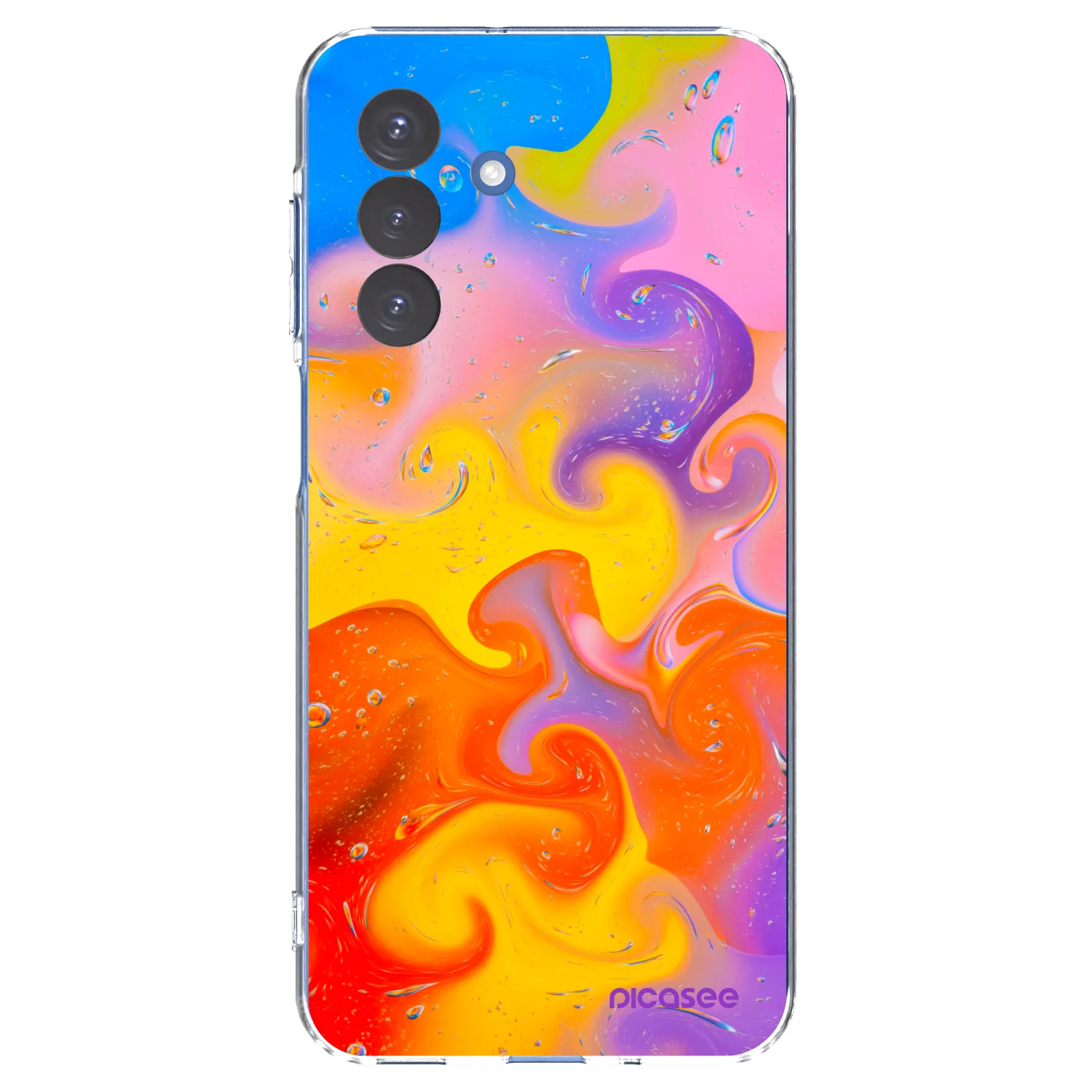 Picasee διαφανής θήκη σιλικόνης Samsung Galaxy A17 5G - Bubbles