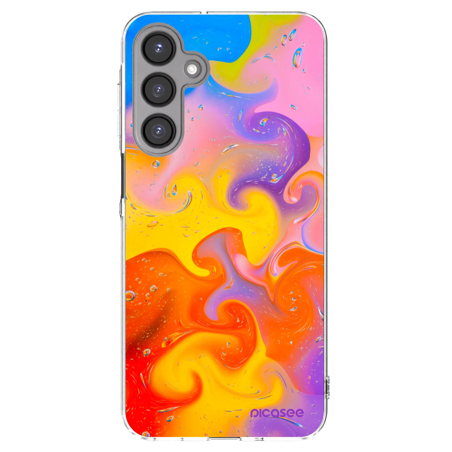 Picasee διαφανής θήκη σιλικόνης Samsung Galaxy A16 4G - Bubbles