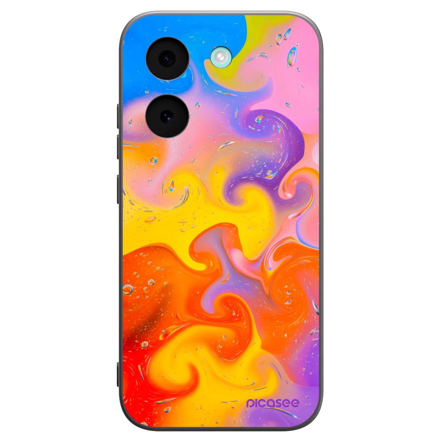 Picasee Μαύρη θήκη σιλικόνης για Xiaomi Poco X8 Pro - Bubbles