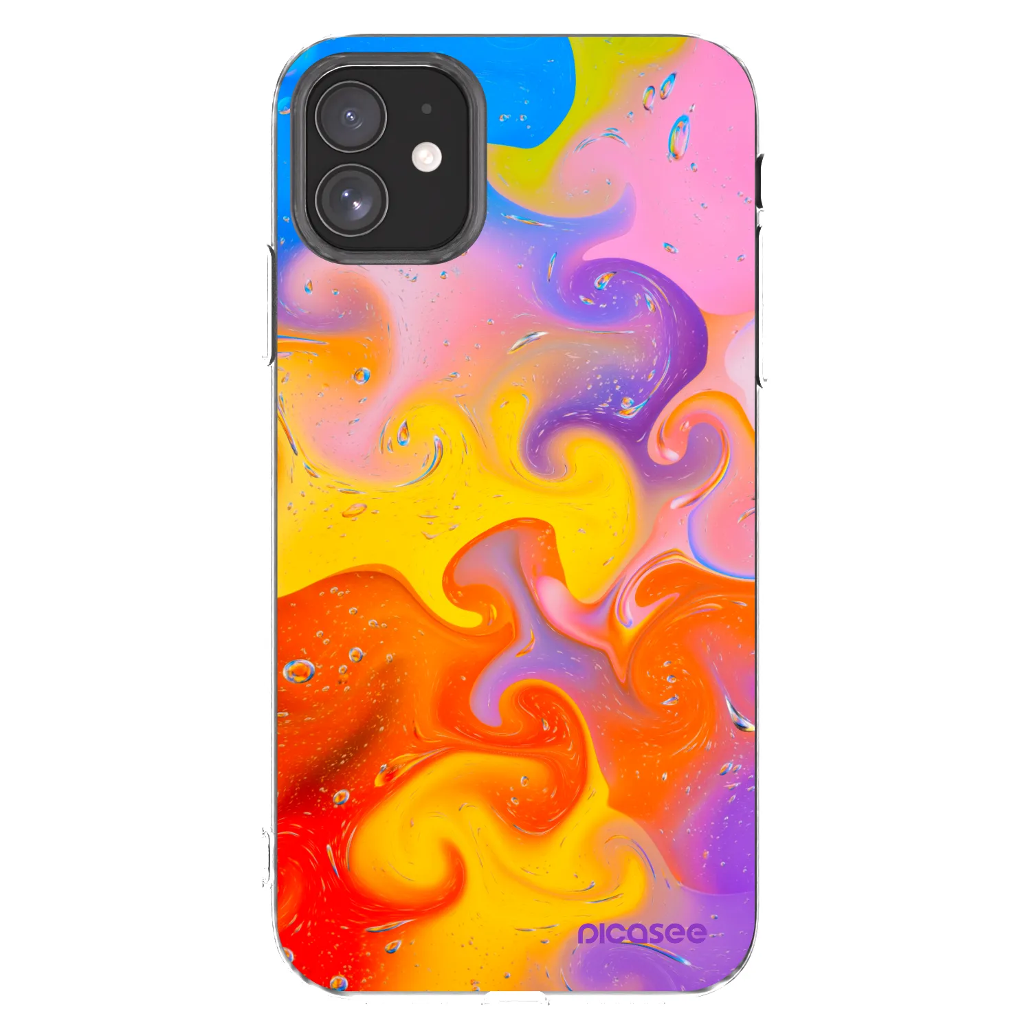 Picasee διαφανής θήκη σιλικόνης Apple iPhone 11 - Bubbles