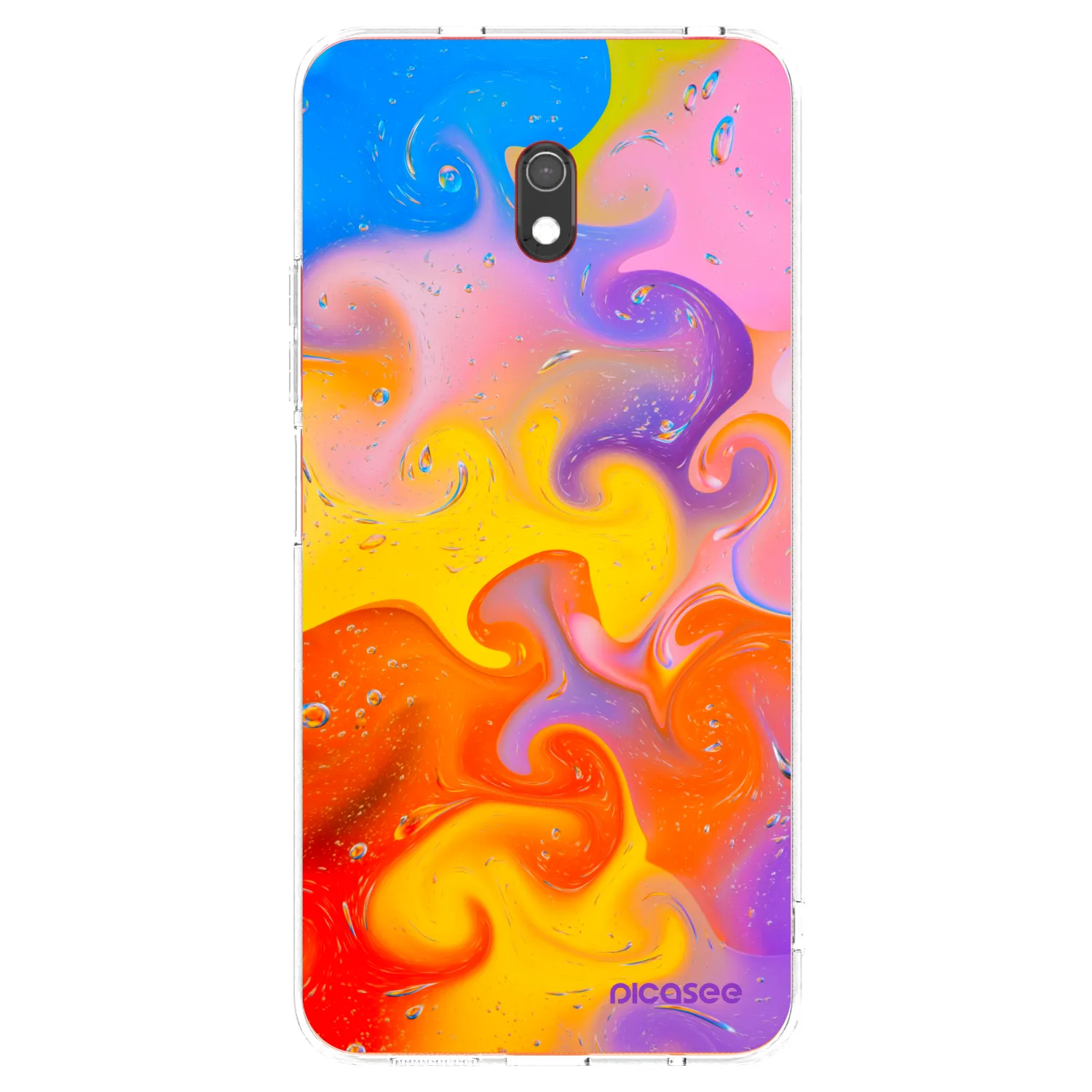 Picasee διαφανής θήκη σιλικόνης Xiaomi Redmi 8A - Bubbles