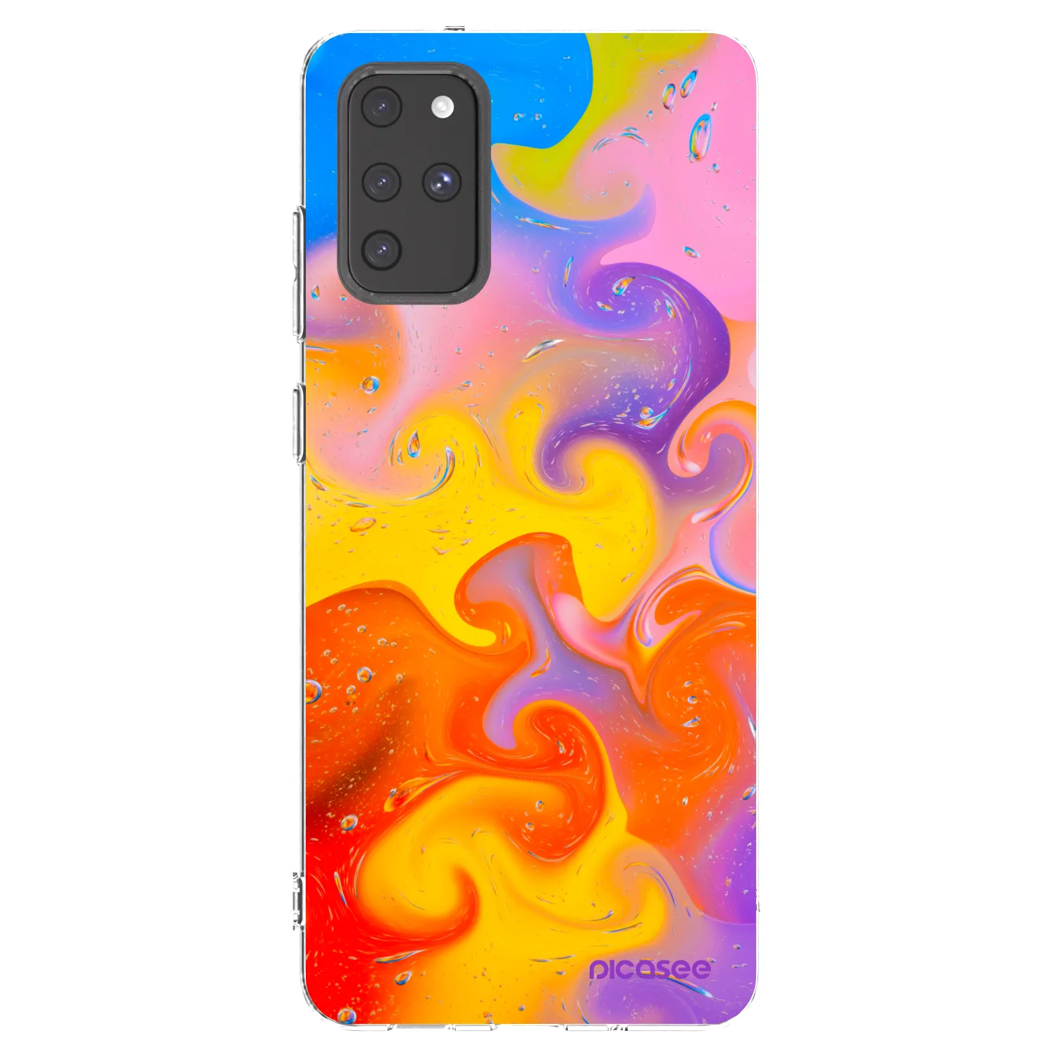 Picasee διαφανής θήκη σιλικόνης Samsung Galaxy S20+ G985F - Bubbles