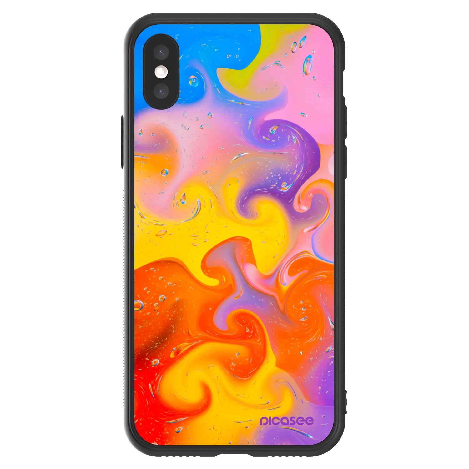 Picasee ULTIMATE CASE για Apple iPhone X/XS - Bubbles