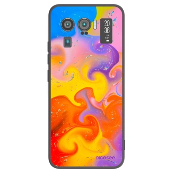 Picasee Μαύρη θήκη σιλικόνης για Xiaomi Mi 11 Ultra - Bubbles
