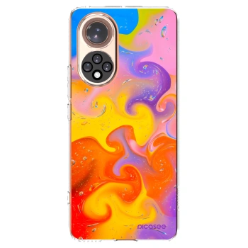 Picasee διαφανής θήκη σιλικόνης Honor 50 5G - Bubbles