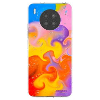 Picasee διαφανής θήκη σιλικόνης Huawei Nova 8i - Bubbles