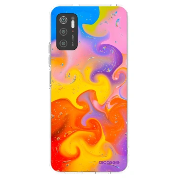 Picasee διαφανής θήκη σιλικόνης Xiaomi Poco M3 Pro 5G - Bubbles