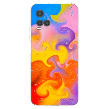 Picasee διαφανής θήκη σιλικόνης Vivo Y33s - Bubbles