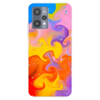 Picasee διαφανής θήκη σιλικόνης Realme 9 Pro 5G - Bubbles