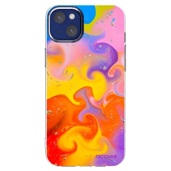 Picasee διαφανής θήκη σιλικόνης Apple iPhone 14 Plus - Bubbles