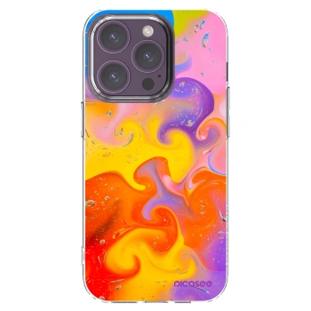 Picasee διαφανής θήκη σιλικόνης Apple iPhone 14 Pro - Bubbles