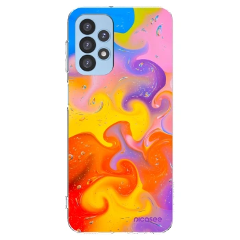 Picasee διαφανής θήκη σιλικόνης Samsung Galaxy A23 A235F 4G - Bubbles