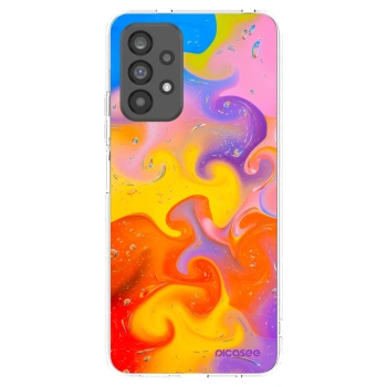 Picasee διαφανής θήκη σιλικόνης Samsung Galaxy A73 5G - Bubbles