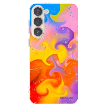 Picasee διαφανής θήκη σιλικόνης Samsung Galaxy S23+ 5G - Bubbles