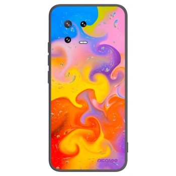 Picasee Μαύρη θήκη σιλικόνης για Xiaomi 13 Pro - Bubbles
