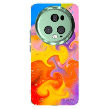 Picasee διαφανής θήκη σιλικόνης Honor Magic5 Pro - Bubbles