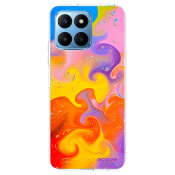 Picasee διαφανής θήκη σιλικόνης Honor 70 Lite - Bubbles