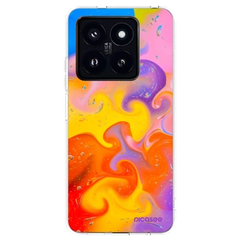 Picasee διαφανής θήκη σιλικόνης Xiaomi 14 Pro - Bubbles