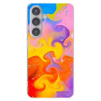Picasee διαφανής θήκη σιλικόνης Samsung Galaxy S24 S921B 5G - Bubbles
