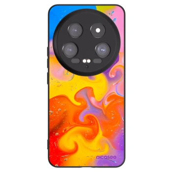 Picasee Μαύρη θήκη σιλικόνης για Xiaomi 14 Ultra - Bubbles