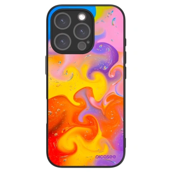 Picasee ULTIMATE CASE MagSafe pro Apple iPhone 16 Pro - Bubbles