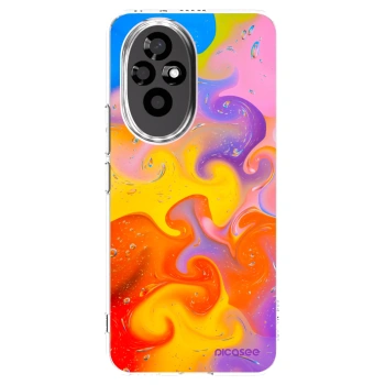 Picasee διαφανής θήκη σιλικόνης Honor 200 5G - Bubbles