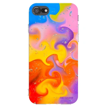 Picasee διαφανής θήκη σιλικόνης Apple iPhone 7 - Bubbles