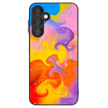 Picasee Μαύρη θήκη σιλικόνης για Samsung Galaxy A16 5G - Bubbles