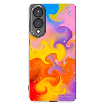 Picasee διαφανής θήκη σιλικόνης Samsung Galaxy S25 Edge 5G - Bubbles